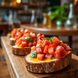 Bruscetta's met tomaat