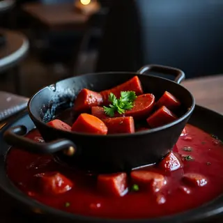Chorizo al vino tinto